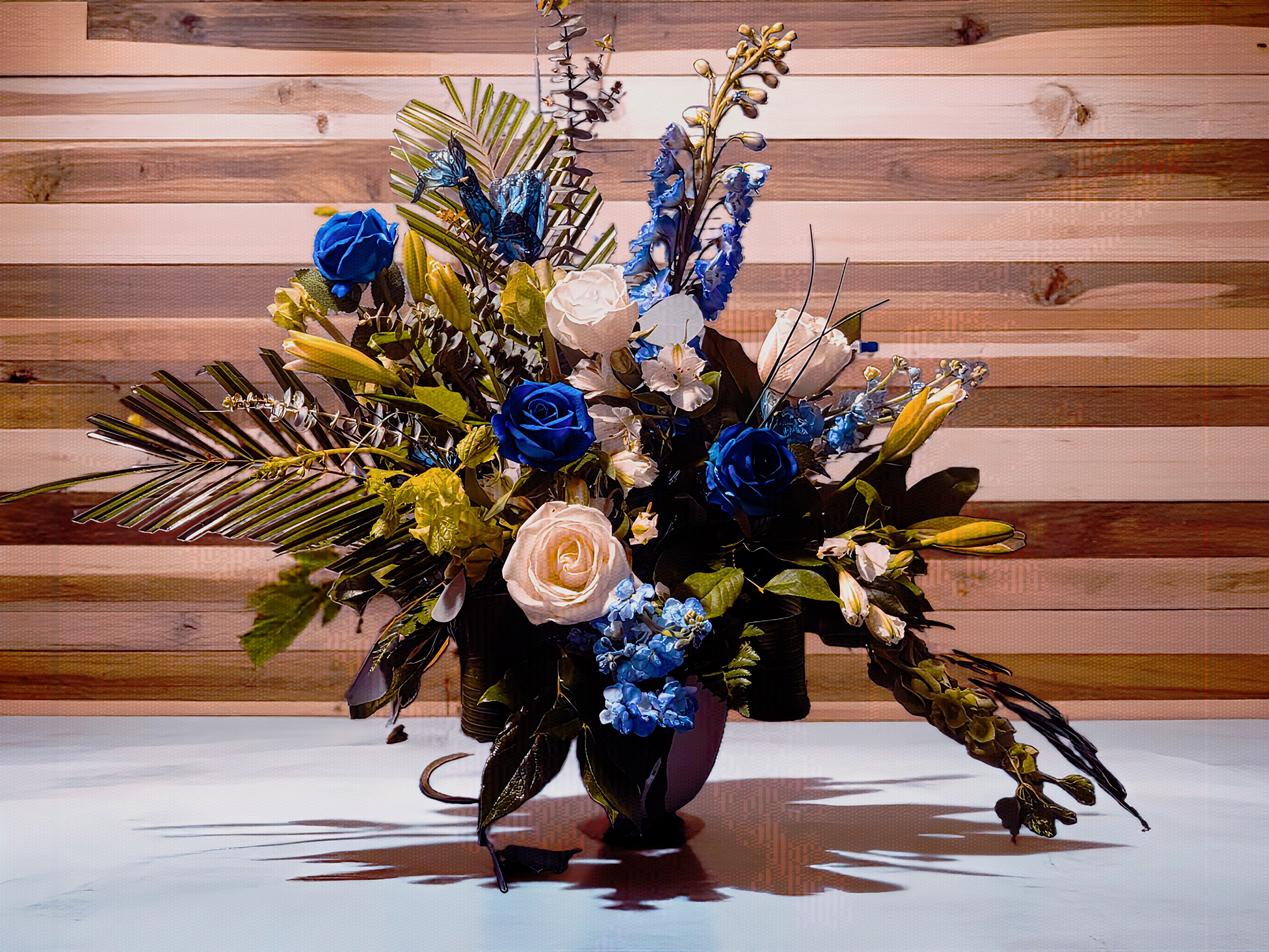 Blue & Gold Luxury Arrangement