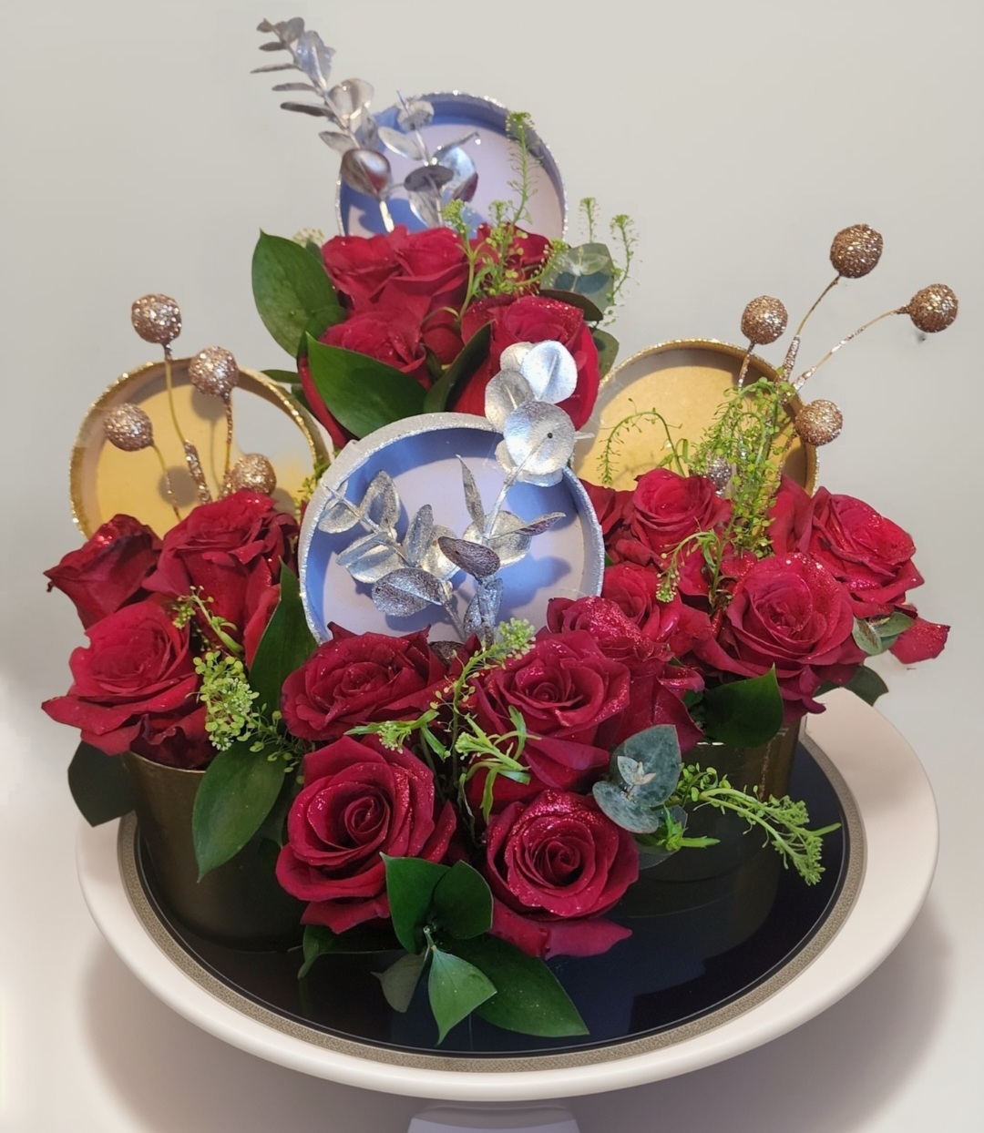 Red Rose Decorative Bowl