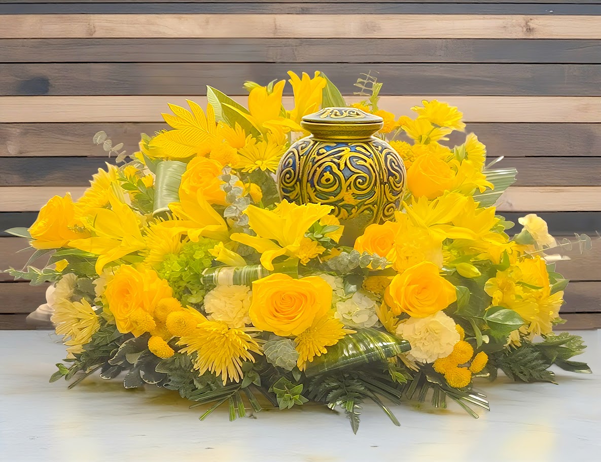 Sunshine Yellow Urn Arrangement